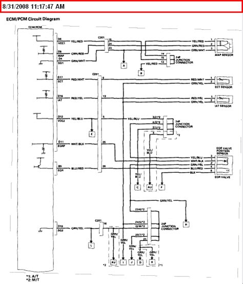 1997 Honda Accord Wiring Diagrams Automotive