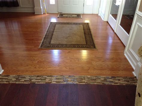 I Just Finished This Project Existing Hardwood Transitioning To New 5