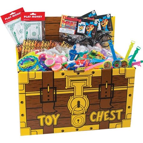 Deluxe Treasure Toy Chest 200 Assorted Toys Valuemed Professional