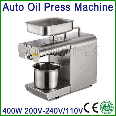 New Stainless Steel Oil Press Machine Commercial Home Oil Extractor Expeller Presser V Or