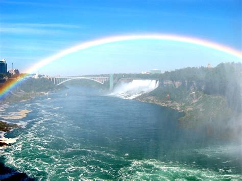 Rainbow At Niagara Falls Mike Mahaffie Flickr
