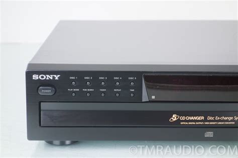 Sony Cdp Ce375 5 Disc Cd Changer Player The Music Room