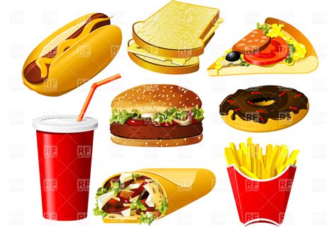 Different Types Of Food Clipart Free