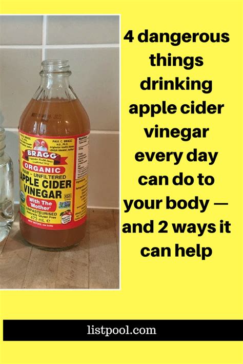 how to drink apple cider vinegar