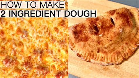 2 Ingredient Dough Recipe Ideas 3 Ways Youtube