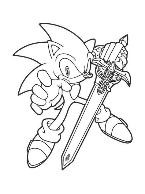 Målarbild Sonic The Hedgehog Skiv Ut Gratis På