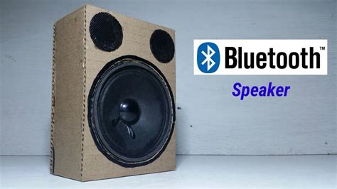How To Make Bluetooth Speaker Box From Cardboard At Home Youtube