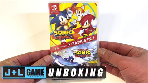 Sonic Mania Team Sonic Racing Double Pack Unboxed With Gameplay And