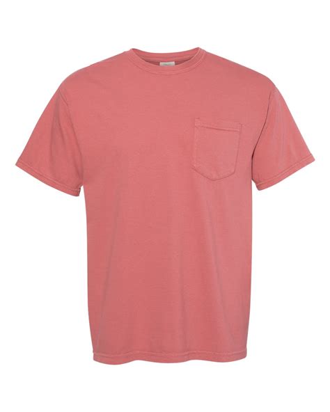 Comfort Colors 6030cc 61 Oz Garment Dyed Pocket T Shirt 875 T Shirts