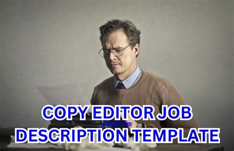 Copy Editor Job Description Template Jobstore Careers Blog Malaysias