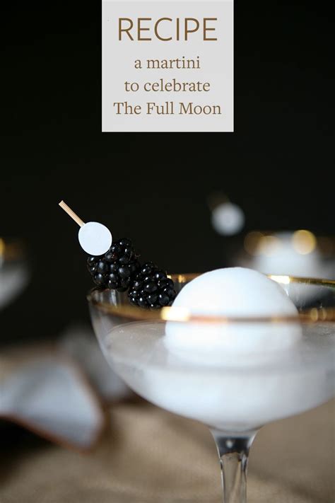 Full Moon Martini Recipe A Fancy Cocktail Perfect For Entertaining Recipe Fancy Cocktails