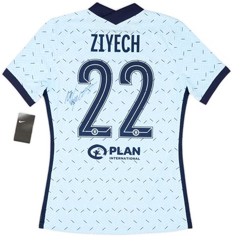 2020 21 Chelsea Player Issue Signed Away Shirt Ziyech 22 M