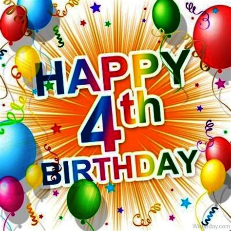 38 4th Birthday Wishes