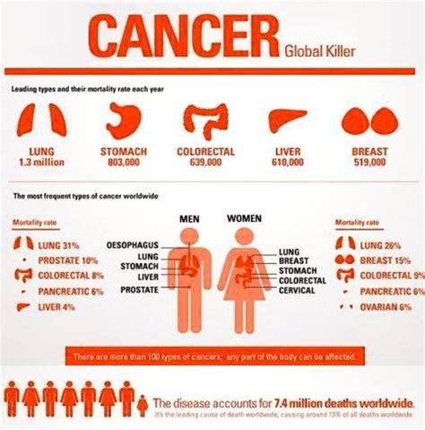 Cancers Types Charts