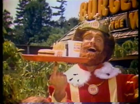 And america ate em up! The Burger King | Ol days, Vintage children, My memory