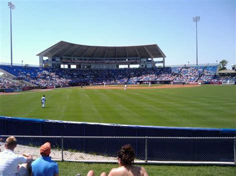 A View Of The Grandstands At Tradition Field Soccer Field Field Views