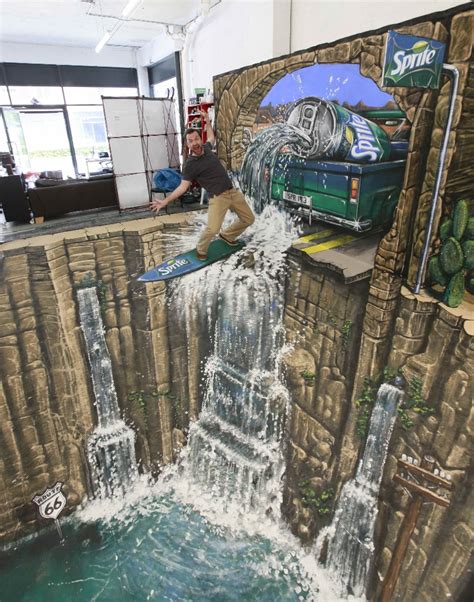 Stunning Optical Illusions Created By Street Chalk Artists Website