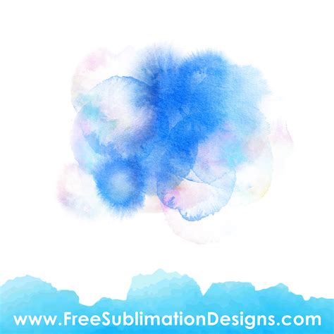 Free Sublimation Print Watercolor Paints Background Sublimation File