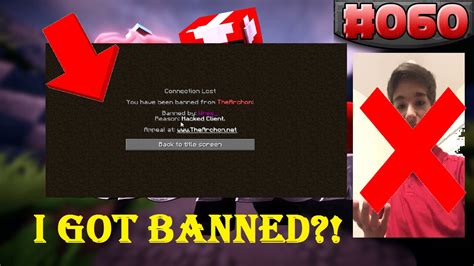 Minecraft Factions Lets Play 60 I Got Banned Off Thearchon While