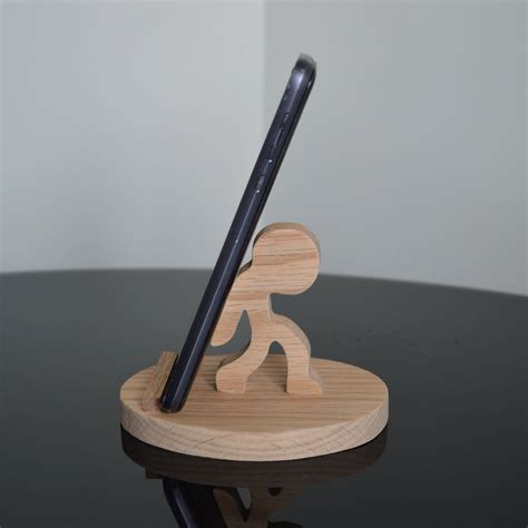 Wooden Phone Holder Cell Phone Holder Support Telephone Mobile