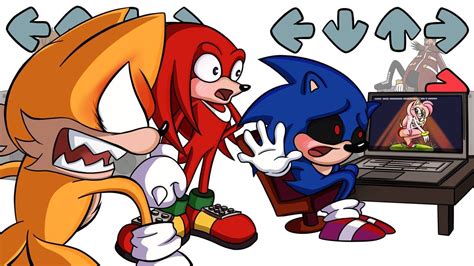 Sonic What Are You Doing Sonicexe Tails And Knuckles Vs Doctor