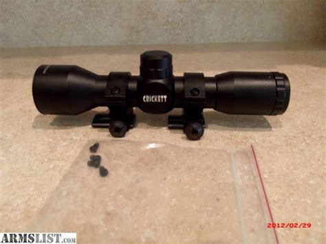 Armslist For Sale Used Crickett 4x32 Scope