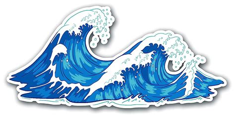 Ocean Wave Sticker Vinyl Decal Car Windowlaptop Graphic Beach Waves