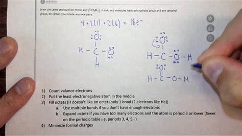 Lesson 7 Drawing Lewis Structures Youtube