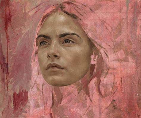 Cara Delevingne Is The Subject Of Artist Jonathan Yeos Stunning Art