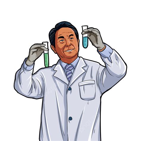 Scientist Png Picture Scientist Scientist Material Male Scientist The Study Png Image For