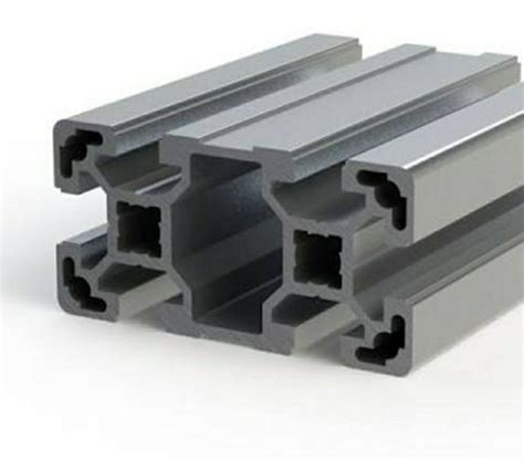 Square T Slot Aluminium Extrusion 40x80 Grade Series 6063 Rs 1100