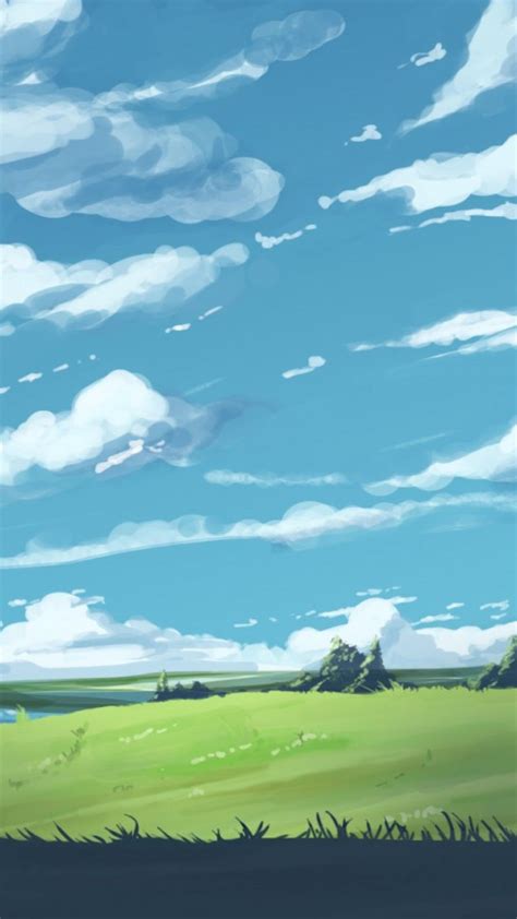 Green Anime Scenery Wallpaper 4k Anime Wallpaper Hd