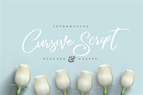 25 Best Cursive Fonts With Fancy Pretty Styling Shack Design