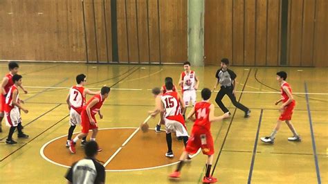 Match De Basket U14 Renens Ovronnnaz 1e Quart 16 Youtube