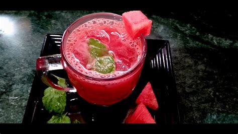 Watermelon Juice I Refreshing Juice I तरबूज का शरबत I Summer Special I Healthy Drink Youtube