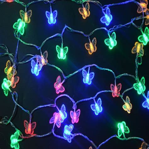 220v New 5m 28led Butterfly Fairy String Lights Christmas Lights