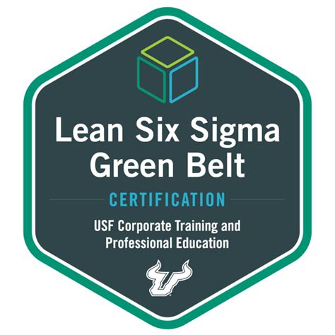 USF Lean Six Sigma Green Belt Certification Credly