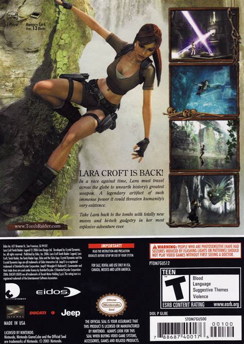 Tomb Raider Legend Box Shot For Gamecube Gamefaqs