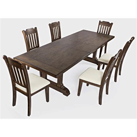 Jofran Bakersfield 7 Piece Dining Table And Chair Set A1 Furniture