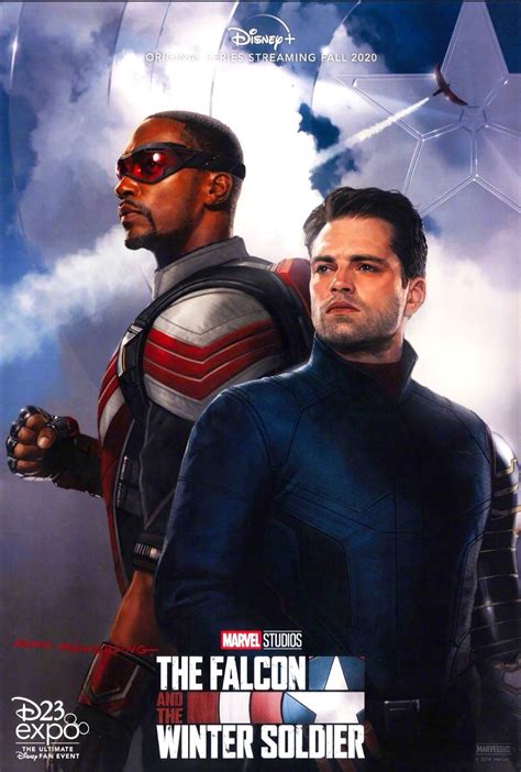Anthony Mackie E Sebastian Stan Nel Teaser Poster Di The Falcon And The