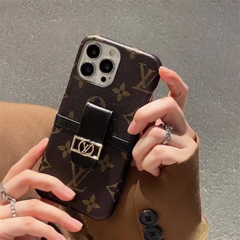 Louis Vuitton Iphone 14 Pro Max Leather Case