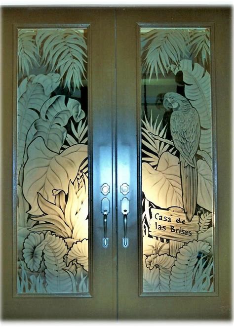 Glass Etching Designs For Kitchen Doors