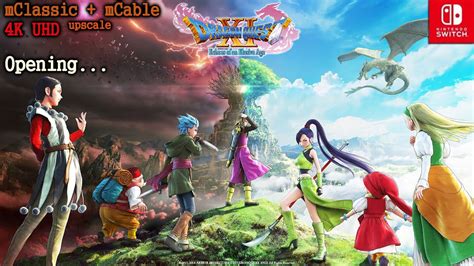 Dragon Quest 11 Definitive Edition Opening 4k Up 닌텐도 스위치 Switchmclassicmcable Youtube
