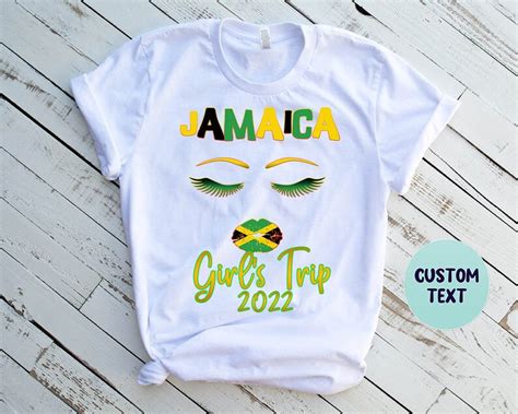 jamaica girls trip jamaica 2022 jamaica shirt girls trip etsy