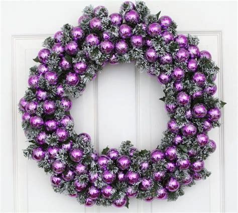Purple Passion Christmas Wreath Purple Christmas Christmas Wreaths