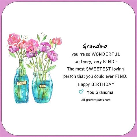 Good Birthday Card Messages For Grandma Farine Blogosphere Pictures