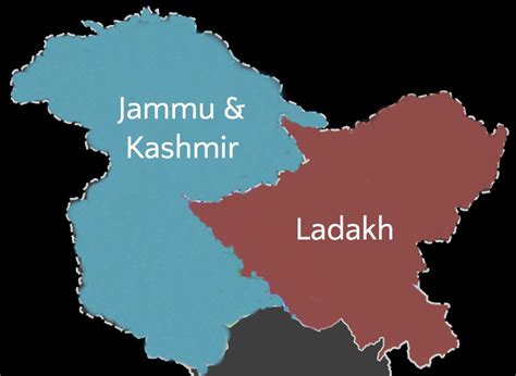 Ladakh India Map Area