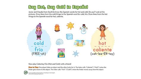 say hot say cold in español