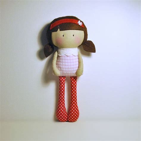My Teeny Tiny Doll Rosy Tiny Dolls Dolls Handmade Cloth Dolls Handmade
