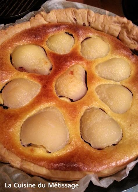 Tarte Amandine Poire Chocolat Cuisine Et M Tissage